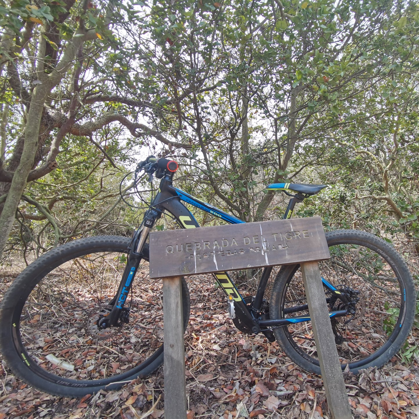 Senderismo la quebrada del tigre